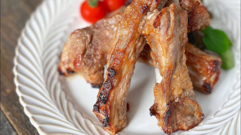 漬けて焼くだけ♪バーベキュースペアリブ