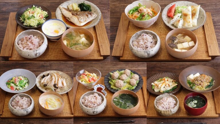 【薬剤師の健康ごはん】素材と楽しむ春の晩御飯3600円5日間献立(2025年4月)｜(598)