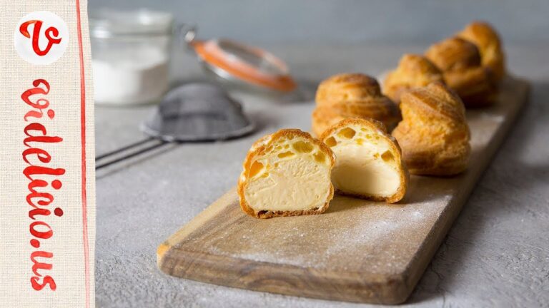 ふんわりシュー生地になめらかなバニラアイスがぎっしり！シューアイス｜How to make Icecream In The Puff