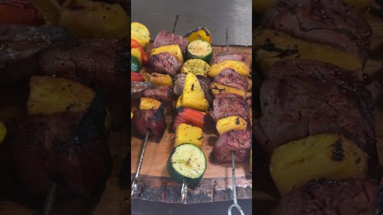 Who Likes Steak Skewers On The Grill??? #beefrecipes #beef #steak