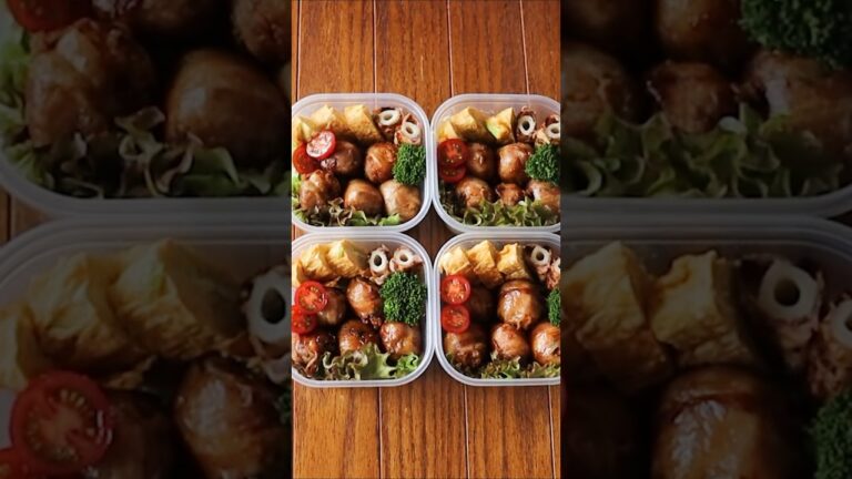 #asmr #cooking #lunch #homemade #lunchbox #recipe #fyp#肉巻きおにぎり #お弁当 #料理 #japaneserecipe#shorts