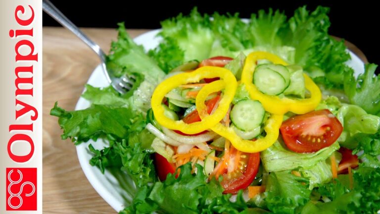 オリンピックの超簡単レシピ　【料理初心者向け包丁の使い方基本講座①】　野菜サラダの作り方　☆包丁の持ち方、切り方に自信のない方向けの動画です♪