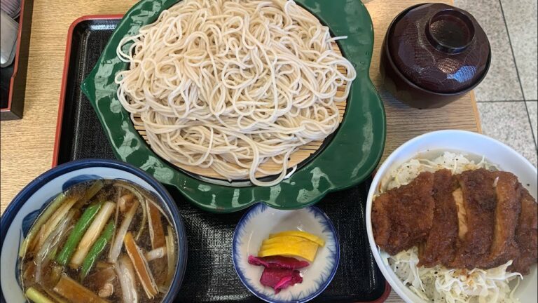 高崎名物ソースカツ丼と鴨せいろそば