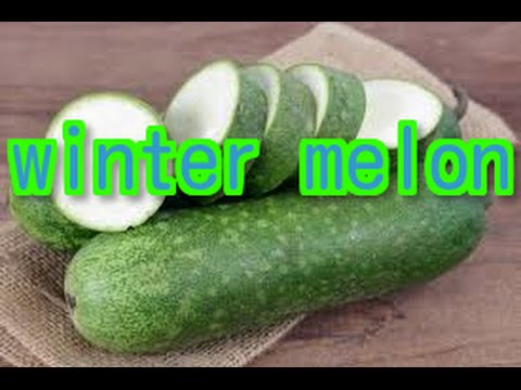 とうがん　トウガン　冬瓜　winter melon　雌雄同株　ダイエット　おかわり!