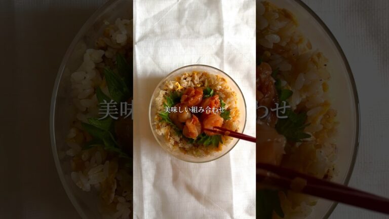 【2bentos】 Black Vinegar Meatballs & Fried Rice and Shrimp with Chili Sauce / 黒酢肉団子 と チャーハン&エビチリ