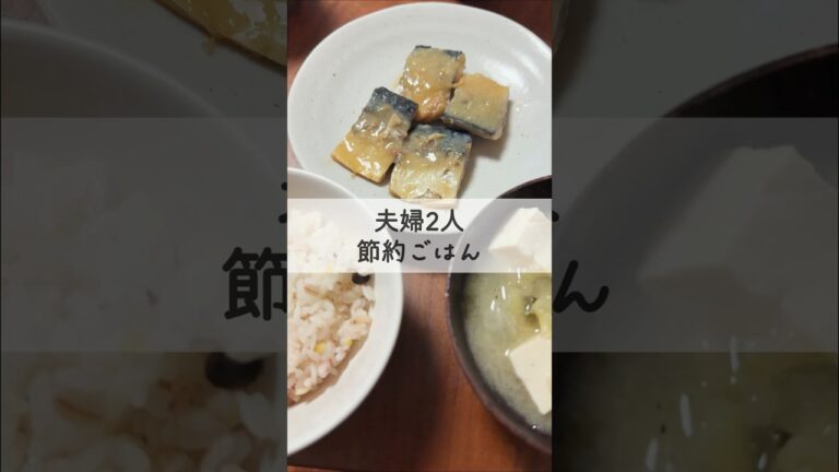 【簡単！サバの味噌煮】1人分150円！夫婦2人分おかず＋弁当分！#節約 #節約主婦  #家計管理 #節約レシピ #節約ご飯 #簡単レシピ #簡単ごはん #時短レシピ #時短料理 #鯖 #魚レシピ