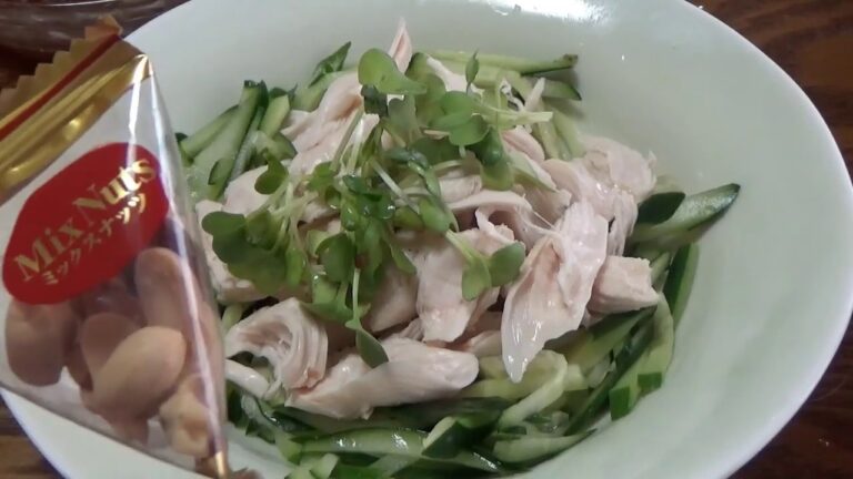 鶏ささ身のよだれ鶏風　作り方