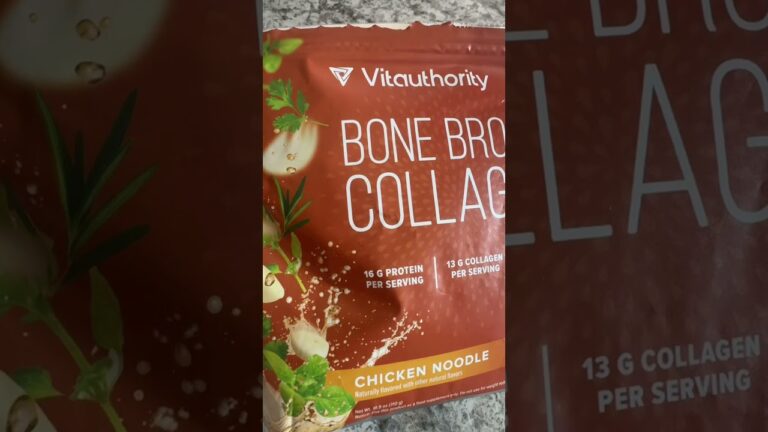 Bone broth collagen with 16g protein & 13g collagen #bonebroth #soup #collagen