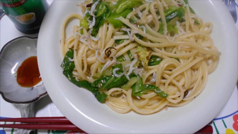 簡単キャベツしらす🍝パスタ：短縮版
