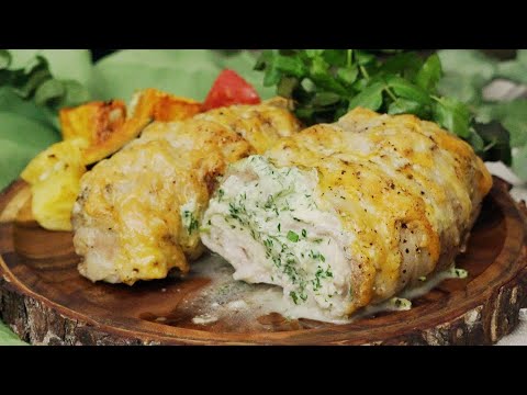 【お肉で包んで🌟】ハーブチーズスタッフドチキン🐔🌿