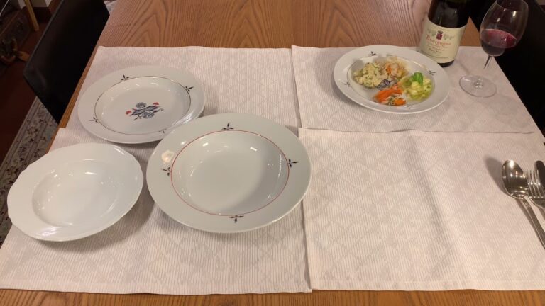 ある日の夕食・クリームシチューをカルボナーラ・スパゲティに展開