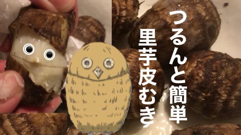 つるんと剥ける里芋でクリームシチュー