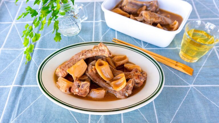 圧力鍋でスペアリブとれんこんの中華風煮込み【N'sKITCHEN】