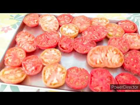 ドライトマトの作り方【パスタマシンで自家製麺の山口市のパスタ屋】