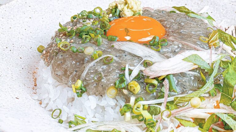 【生しらす丼】朝採れ生しらすを炊きたてごはんにのせれば完成【シラスレシピ】【須崎生しらす】