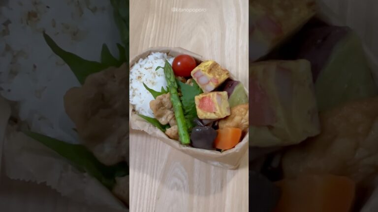 【お弁当】朝4時台のJK弁当づくり→朝5時のコーヒータイムの至福❤︎豚の生姜焼き弁当☘️#shorts