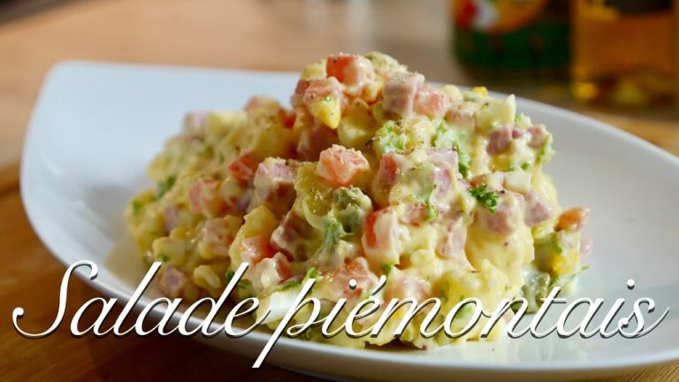 【フランスのポテトサラダ】サラダ・ピエモンテーズの作り方/Salade piémontaise/フランスの家庭料理/How to make Potato salad【簡単料理】