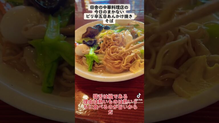 まかない　ピリ辛五目あんかけ焼きそば