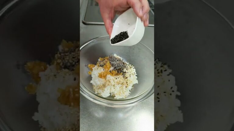 簡単美味しい♪混ぜるだけ♪おかず生姜おにぎり #shorts