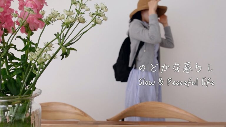 1歳の息子と春のお散歩/簡単ガパオライス