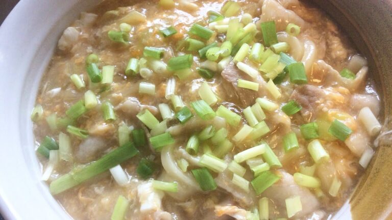 とろ玉肉うどん