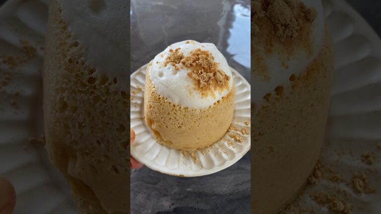 【レンジ2分】プロテインで作った蒸しパンがボリュームすごいし時短にもなって最高だった#糖質制限 #プロテイン#ダイエット