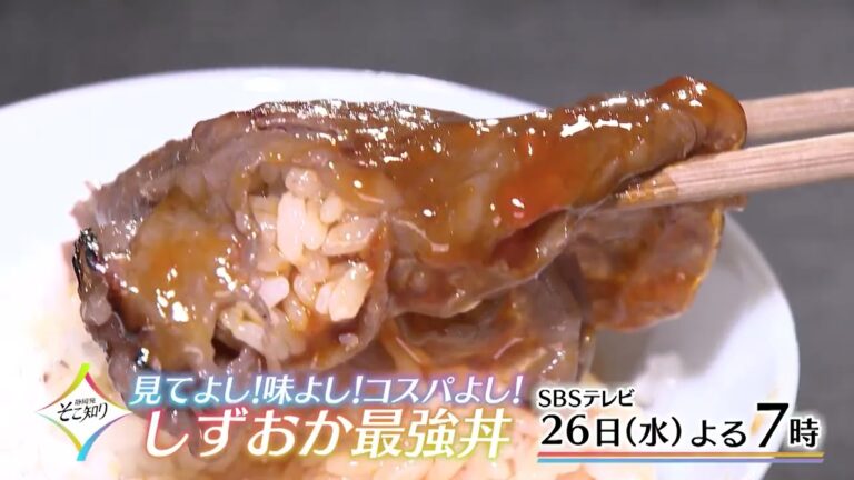 見てよし！味よし！コスパよし！しずおか最強丼【静岡発そこ知り】