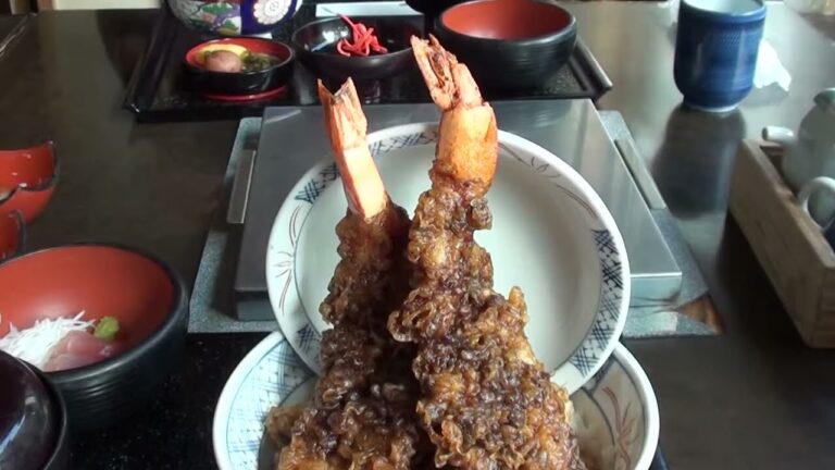 特製えび天丼（宮崎県日南市の大清）#shorts