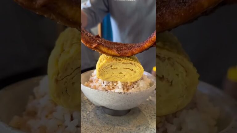 鰻一本鰻たま丼　名古屋北区サカナファクトリー　#shorts