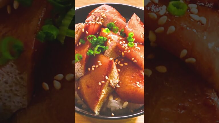 ブリの漬け丼