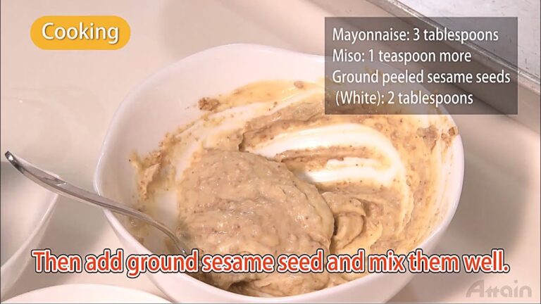 ごまみそマヨネーズの和風ディップ✿日本の家庭料理【日本通tv】