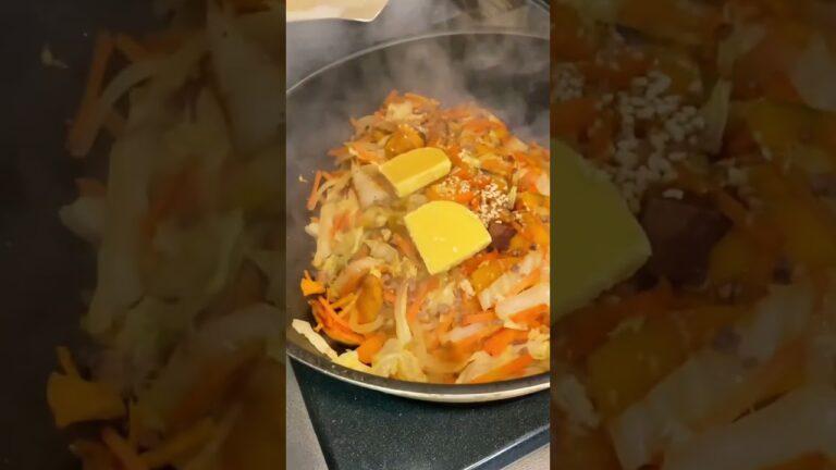 南瓜のクリームシチューパスタ🍝#shorts