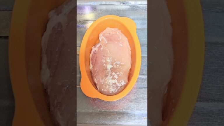 【レンチンするだけ】簡単おいしい·ヘルシー👍サラダチキン🐔🥗✨#鶏胸肉#サラダチキン#調味料１つだけ