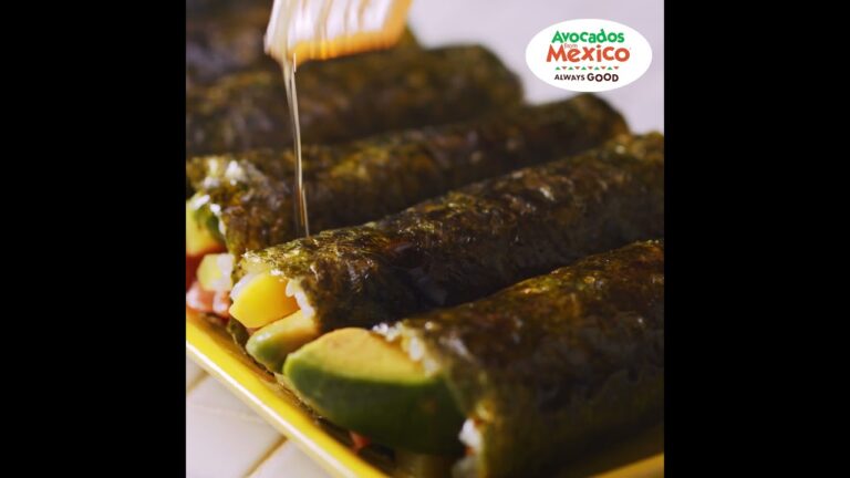 メキシコ産アボカドとたくあんのキンパ