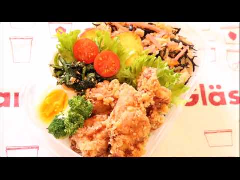 【夫のお弁当】＃65「ザンギ＆ひじきの炊き込みご飯弁当」簡単！ひじきの煮汁を使って炊き込みご飯！お弁当～obento