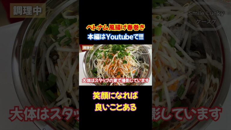 【ASMR・大食い・飯テロ】ザクザク・パリパリの『ベトナム風揚げ春巻き』は美味すぎた / Vietnamese fried spring rolls mukbang【咀嚼音】① #shorts