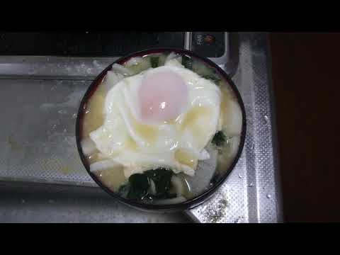 【自炊】大根とわかめの味噌煮込みうどん（20211117朝）