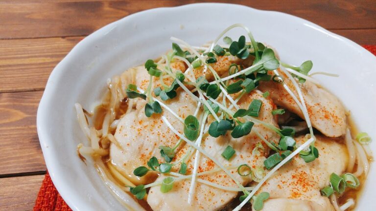 【サッパリ＆節約レシピ】鶏むね肉ともやしの南蛮漬けの作り方