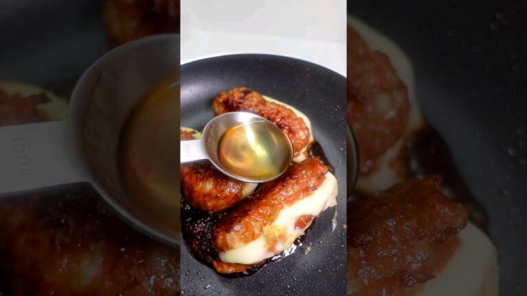 [ASMR／ジュージュー音] 照り焼き★野菜のさつま揚げ   The sound of sizzling meat [Teriyaki *Vegetable Satsumaage]