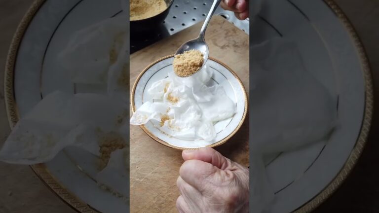 はちみつきな粉シルク餅の作り方／餅アレンジレシピ／ばあちゃんの料理教室 #shorts