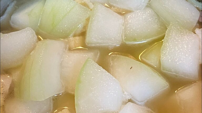 冬瓜 とうがん 冷凍保存 解凍せずに煮る