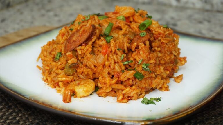 How To Make Shrimp and Sausage JAMBALAYA