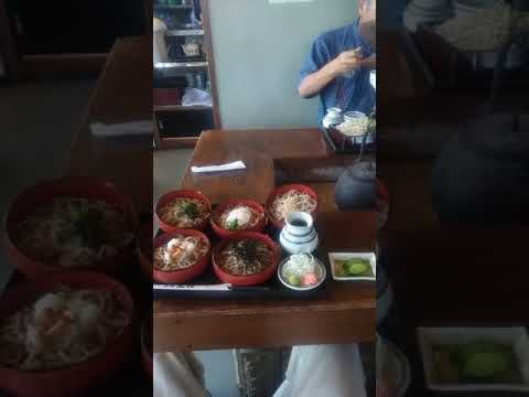 長野県東御市　『元禄』　五枚割り子蕎麦