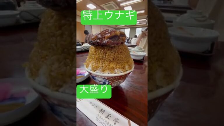 大盛り札使用　ウナギ丼