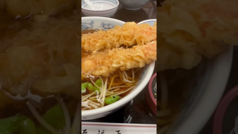 【浅草】尾張屋の天ぷらそばを食べに行きました🍤