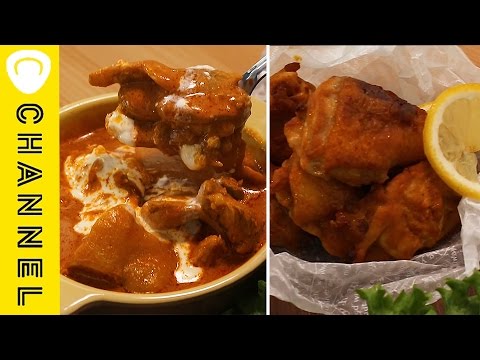 バターチキンカレー＆ピリ辛タンドリーチキン