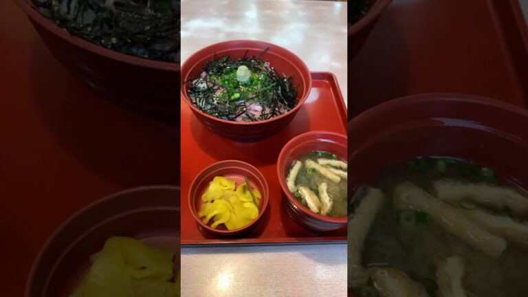 ネギトロ丼食べてみた