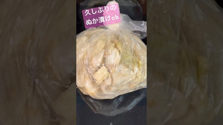 【漬物】ぬか床ですよ。キャベツの漬け方。モエノスアイレスでお出ししたぬか漬けちゃん。季節の野菜、季節の変わり目です。