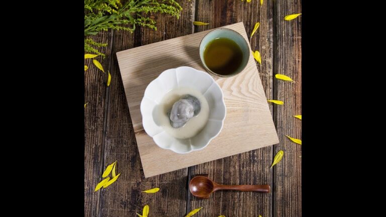 あたたかい和デザート 青梅ユリ根餡 ｜和食のレシピ集