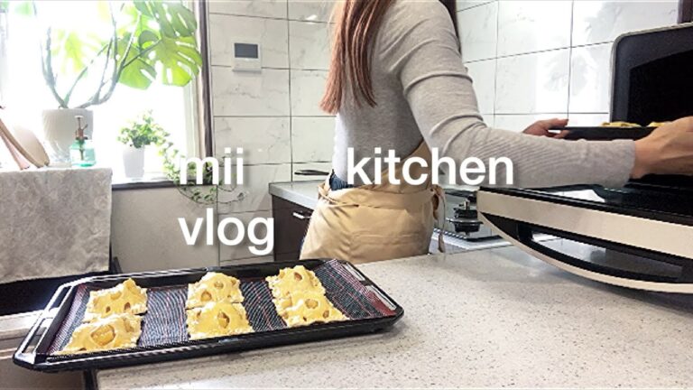 【主婦料理vlog】お弁当作り後🍎お菓子作りを楽しむ主婦の日常/お弁当/アップルパイ🥧/子供夕食🍽️